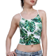 Breathable Knit Women's Cross-Strap Sports Bra with Removable Pads for Spring/Summer
