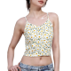 Breathable Knit Women's Cross-Strap Sports Bra with Removable Pads for Spring/Summer