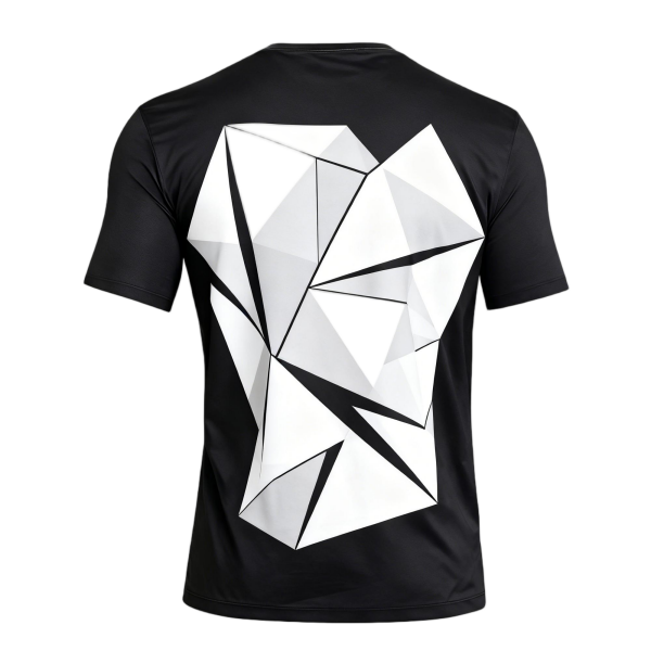 Plus Size Men's Athletic Polyester T-Shirt: Stay Cool & Dry During Fitness Sessions
