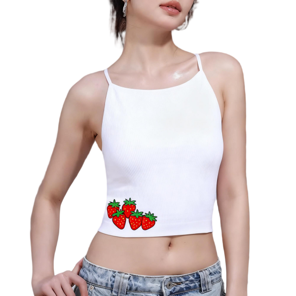 Women's  Yoga Long Tank Sports Bra: Cross-Strap Design & Breathable Fabric for Warm Weather