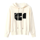 Stylish Women's Long-Sleeve Hooded Pullover Sweatshirt, New Cotton-Nylon, Casual and Versatile for Knitted